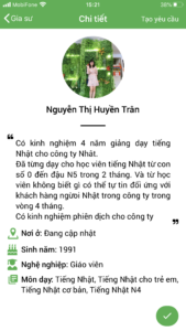 tìm gia sư tiếng nhật